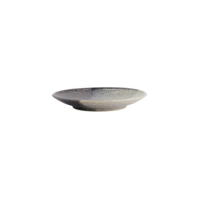 Teller Oboro Yamakage Schwarz/Braun/Weiß, Steinzeug, Ø 16,7 × 2,5 cm, Art.-Nr. 21087