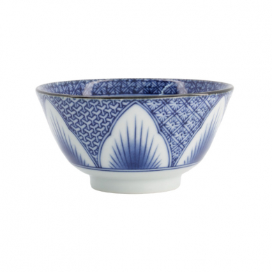 TDS, Small Tayo Bowl, Lily Flower , Blue, Ø 13.5x6.8 cm, 300 ml - Item No: 21160