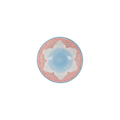 Tayo-Schale Lily Flower Rot, Porzellan, Ø 13,5 × 6,8 cm, 300 ml, Art.-Nr. 21161
