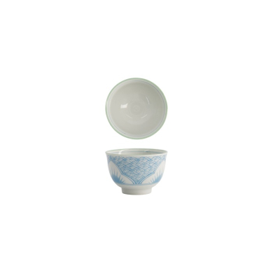 Tokyo Design Studio Cup Lily Flower Light Blue, Porcelain, Ø 8.4 × 5.5 cm, 150 ml