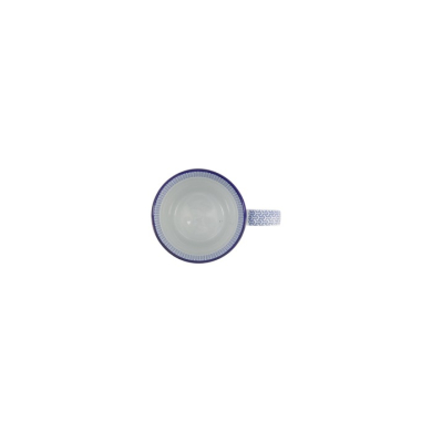 Mug Lily Flower Blue, Porcelain, Ø 8.8 × 10.5 cm, 350 ml, Item No. 21198