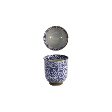 Tokyo Design Studio Tea Cup Sometsuke D White/Blue, Porcelain, Ø 7.5 × 8.3 cm, 200 ml