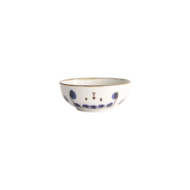 Schale Kawaii Cat Neko Blau, Porzellan, Ø 13,2 × 5,3 cm, 360 ml, Art.-Nr. 21275