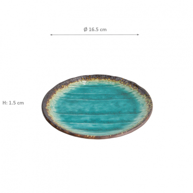 Yamasaku Turquoise Plates at g-HoReCa (picture 3 of 3)