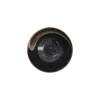 Rice Bowl Arahake Black/Brown, Stoneware, Ø 16 × 7.5 cm, 600 ml, Item No. 21428
