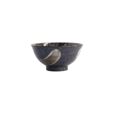 Rice Bowl Arahake Black/Brown, Stoneware, Ø 16 × 7.5 cm, 600 ml, Item No. 21428