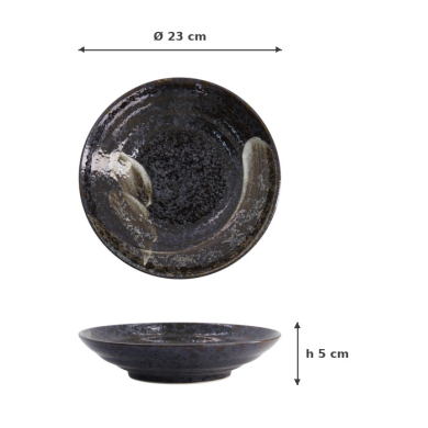 TDS, Bowl-Rim, Arahake, Ø 22.5x5cm -Item no. 21429