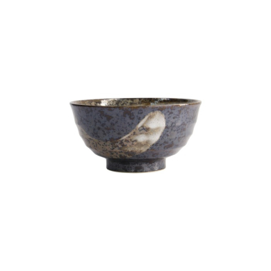 Tayo Bowl Arahake Black/Brown, Stoneware, Ø 17 × 9 cm, 900 ml, Item No. 21432