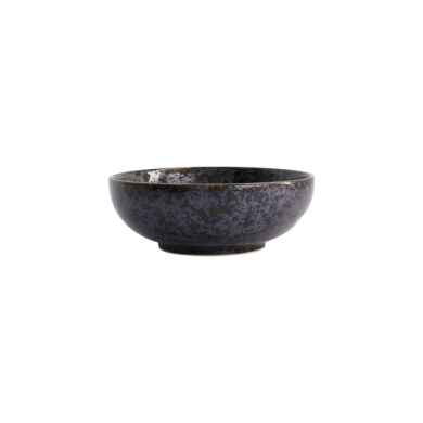 Rice Bowl Arahake Black/Brown, Stoneware, Ø 17 × 7 cm, 800 ml, Item No. 21433