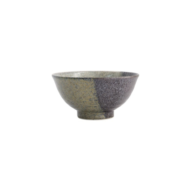 Bowl Oboro Yamakage Black/Brown/White, Ceramic, Ø 16 × 7.5 cm, Item No. 21441