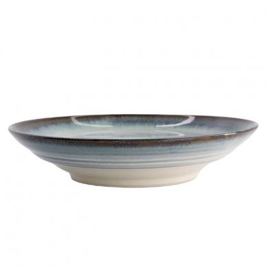 TDS, Deep Plate, Unkai, White/Blue, Ø 29 x 6 cm, Item No. 21469