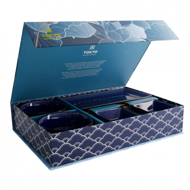 Item No. 21513 Glassy Dark Blue Giftset 8pcs at g-HoReCa (picture 1 of 5)