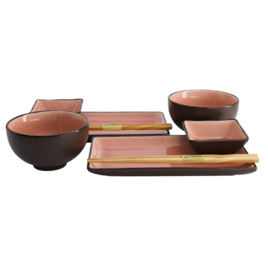 TDS, Glassy Rosa Geschenkset, 8-tlg., Art.-Nr. 21514