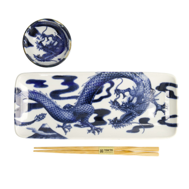3tlg Aisai Seigaiha Sushi set bei g-HoReCa (Bild 2 von 3)
