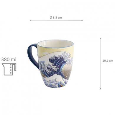 Kawaii Hokusai Tasse mit Geschenkbox bei g-HoReCa (Bild 4 von 4)