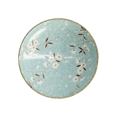 Bowl Light Blue Sakura, Porcelain, Ø 24 × 8 cm, 1.4 l, Item No. 21587