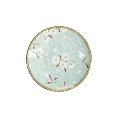 Plate Light Blue Sakura, Porcelain, Ø 19.5 × 3 cm, Item No. 21592