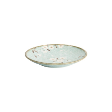 Plate Light Blue Sakura, Porcelain, Ø 19.5 × 3 cm, Item No. 21592