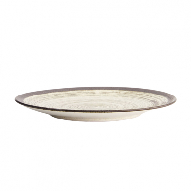 Black/White Asashio Large Round Plate at g-HoReCa (picture 4 of 6)