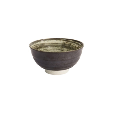 TDS, Tayo-Schale Asashio Schwarz/Weiß, Ø 17 × 9 cm, 900 ml, Art.-Nr. 21634