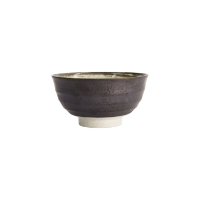 TDS, Tayo-Schale Asashio Schwarz/Weiß, Ø 17 × 9 cm, 900 ml, Art.-Nr. 21634