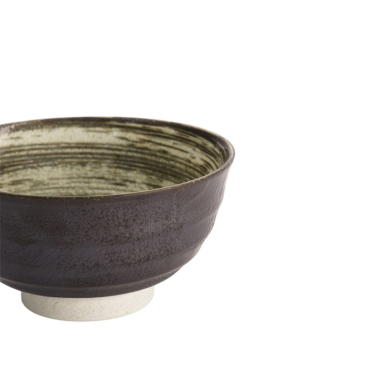TDS, Tayo-Schale Asashio Schwarz/Weiß, Ø 17 × 9 cm, 900 ml, Art.-Nr. 21634