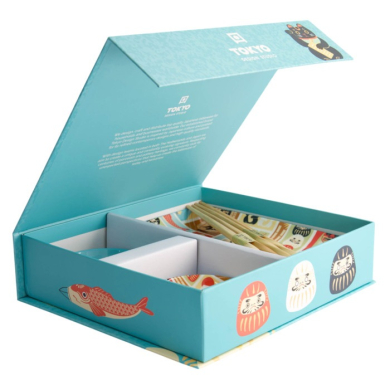 Tokyo Design Studio Sushi-Set Kawaii Japan Blau/Weiß, 6-tlg., Porzellan