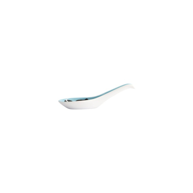 Soup Spoon Kawaii Japan Blue, Porcelain, 13.8 cm, Item No. 21684