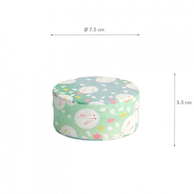 Ø 7.5x3.3cm 30g Matcha with Rabbit Usagi-Tea Container at g-HoReCa (picture 6 of 6)