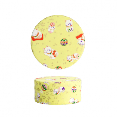 Ø 7.5x3.3cm 30g Matcha with Lucky Cat Container at g-HoReCa (picture 1 of 6)