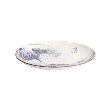 Teller Hokusai Nami Blau/Weiß, Porzellan, Ø 25,2 cm, Art.-Nr. 21891
