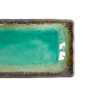 TDS, Rectangular Plate, Green, 29 x 12.8 x3.7 cm, Item No. 21905