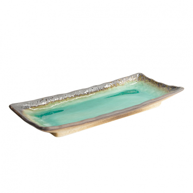 TDS, Rectangular Plate, Green, 29 x 12.8 x3.7 cm, Item No. 21905