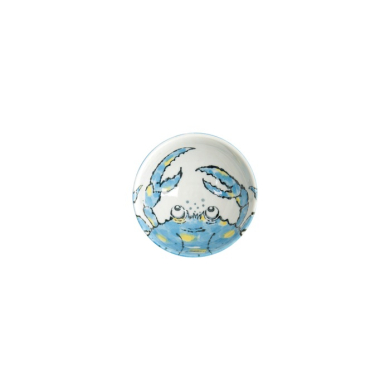 Rice Bowl Seafood Crab Light Blue, Porcelain, Ø 11.2 × 6.2 cm, 300 ml, Item No. 21931