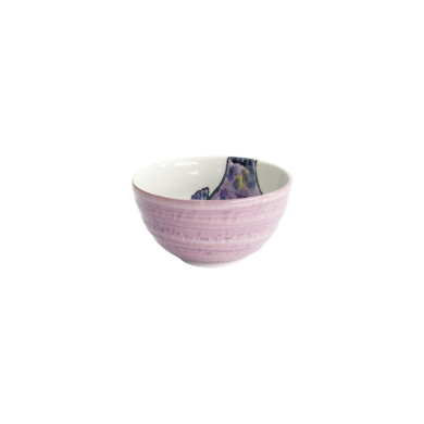 Bowl Seafood Blowfish Fugu Purple, Porcelain, Ø 13.2 × 7.3 cm, 500 ml, Item No. 21933