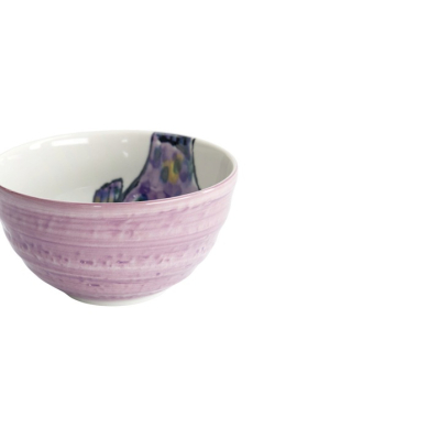 Bowl Seafood Blowfish Fugu Purple, Porcelain, Ø 13.2 × 7.3 cm, 500 ml, Item No. 21933
