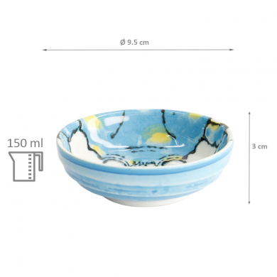 TDS, Sauce Bowl, Seafood, Ø 9.5 x 3 cm 150 ml, Crab, Light Blue - Item No. 21939