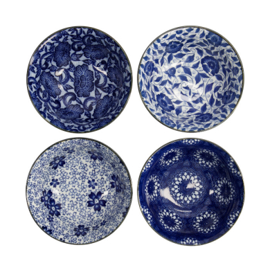 Mixed Bowls Flower Lace 4 Schalen Set bei g-HoReCa (Bild 3 von 5)