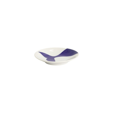 Teller Kawaii Walfisch Blau/Weiß, Porzellan, Ø 13,7 × 2,4 cm, Art.-Nr. 22080