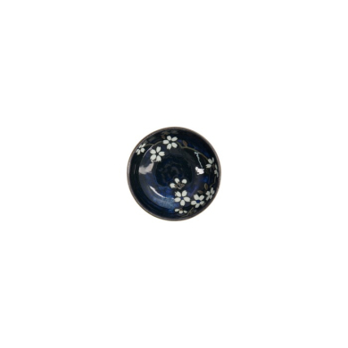 Sauce Bowl Cobalt Blue Sakura, Porcelain, Ø 9.5 × 3 cm, Item No. 22113