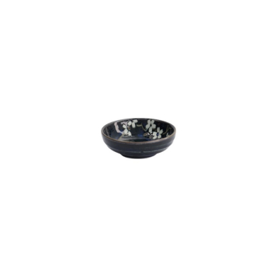 Sauce Bowl Cobalt Blue Sakura, Porcelain, Ø 9.5 × 3 cm, Item No. 22113