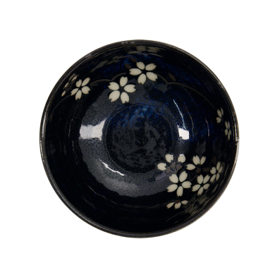 TDS, Bowl, Blue Sakura, Ø 16x8.5cm, Item No. 22114