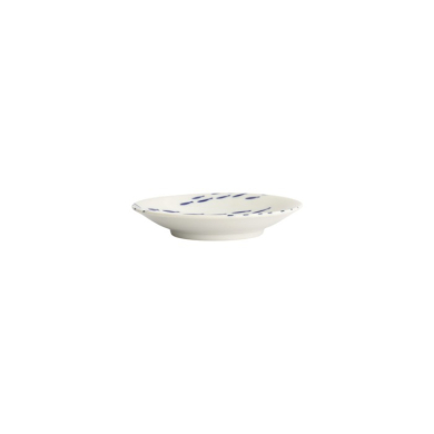 Teller Kawaii Fisch Blau/Weiß, Porzellan, Ø 13,7 × 2,4 cm, Art.-Nr. 22124