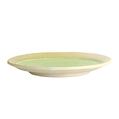 TDS, Large Round Plate, Green, Ø 24.7 x 3 cm- Item No. 22160