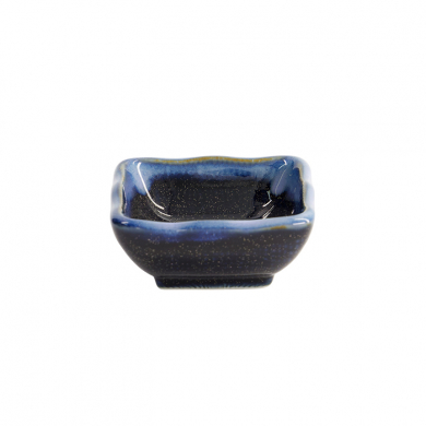 TDS, Soy Sauce Bowl, Black/Navy Blue, 7.6 x 7.8 x 3.2 cm, Item No. 22170