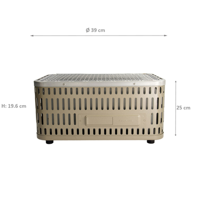 TDS, Konro Grill Tabletop, 39x25x19.6cm, Item No. 22190