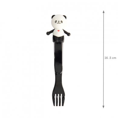 TDS, Kinder Gabel, Panda, Schwarz, 16,5cm - Art. Nr. 22192