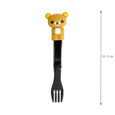 TDS, Children Fork, Bear, Light Brown, 16.5 cm - Item No. 22198