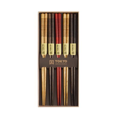 TDS, 5 Chopstick Giftset, Rings, Item No. 22210