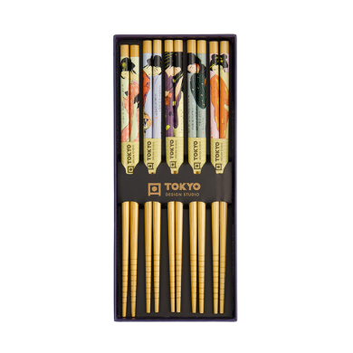 TDS, 5 Chopstick Giftset, Geisha, Item No. 22215